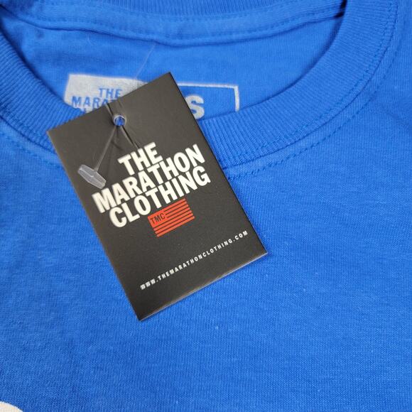 The Marathon Clothing Crenshaw Shirt Mens Small Blue TMC Graphic Tee Crewneck - Picture 5 of 8